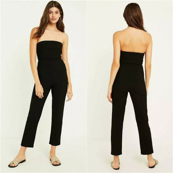 Urban Outfitters Black Sena Strapless Jumpsuit - Picture 2 of 8
